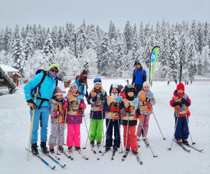 Cours collectif enfant ski nordique