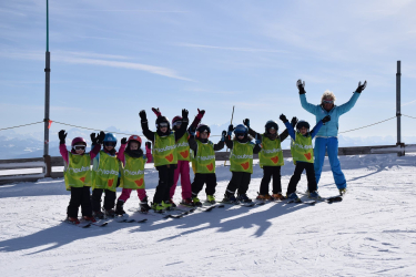 Cours collectifs enfant ski alpin